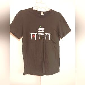 Erasure "World Be Live" Black Tshirt. Size Small.